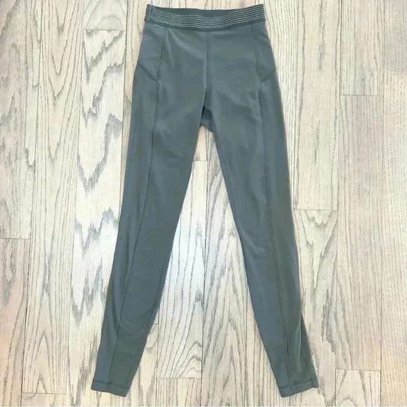 Lululemon Principal Dancer Golden Lining Tight in Armory *28" Size 4 - Picture 5 of 14